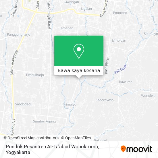 Peta Pondok Pesantren At-Ta'abud Wonokromo