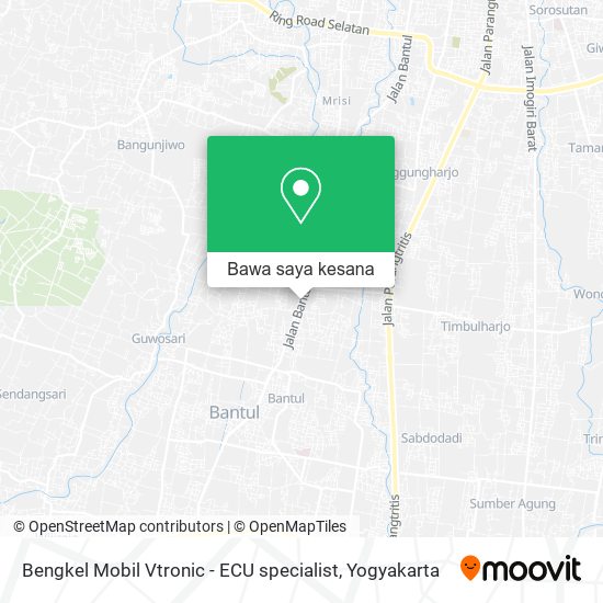 Peta Bengkel Mobil Vtronic - ECU specialist