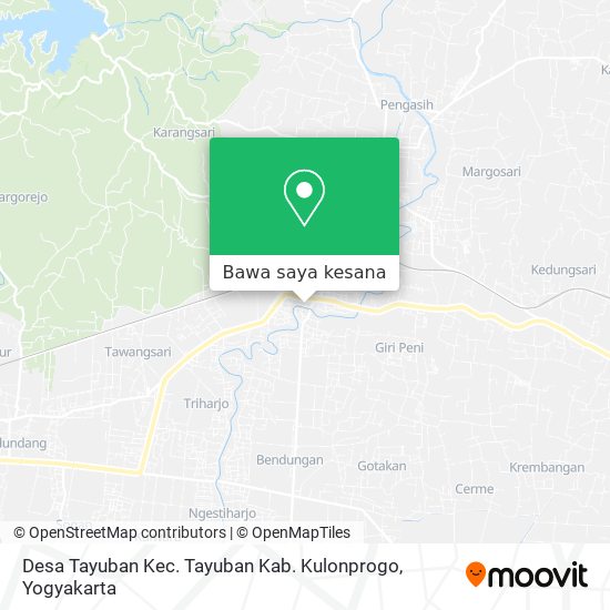 Peta Desa Tayuban Kec. Tayuban Kab. Kulonprogo