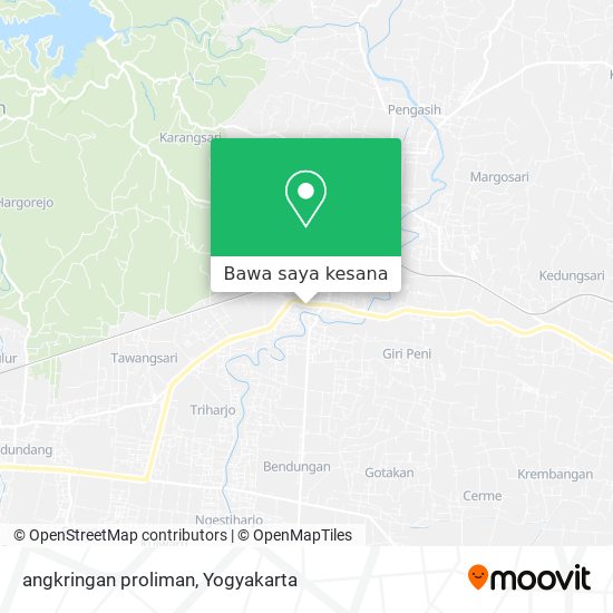 Peta angkringan proliman
