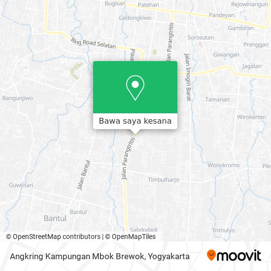 Peta Angkring Kampungan Mbok Brewok