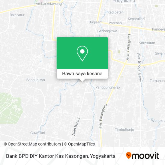 Peta Bank BPD DIY Kantor Kas Kasongan