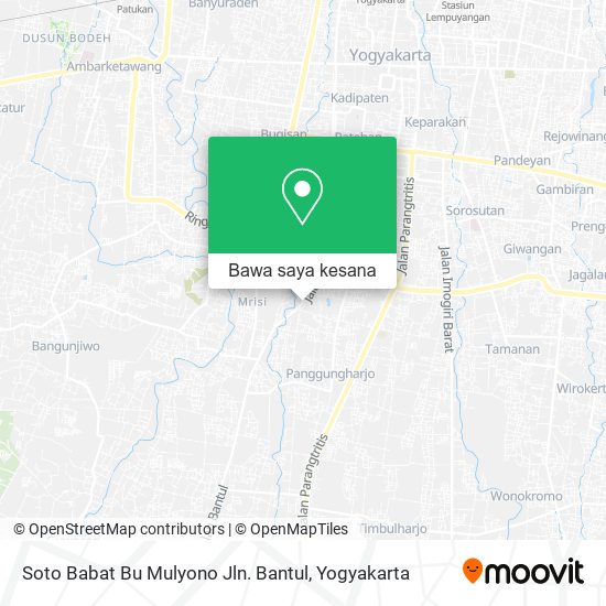 Peta Soto Babat Bu Mulyono Jln. Bantul