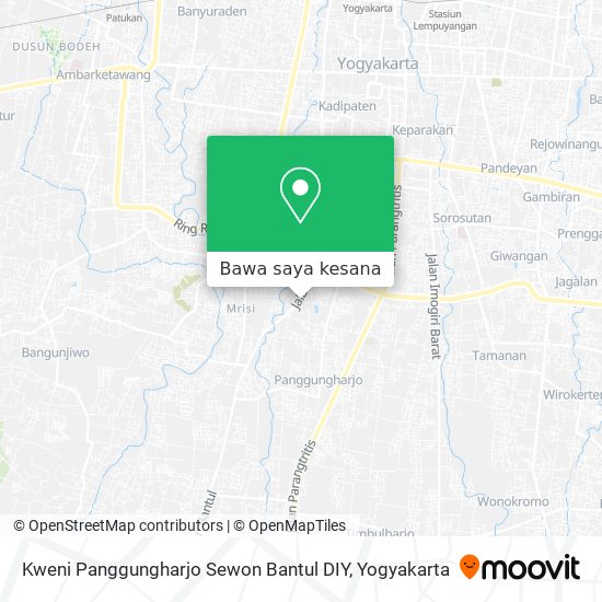 Peta Kweni Panggungharjo Sewon Bantul DIY