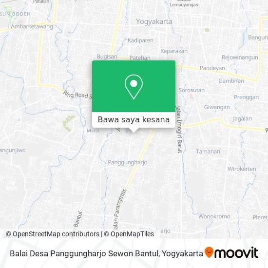 Peta Balai Desa Panggungharjo Sewon Bantul