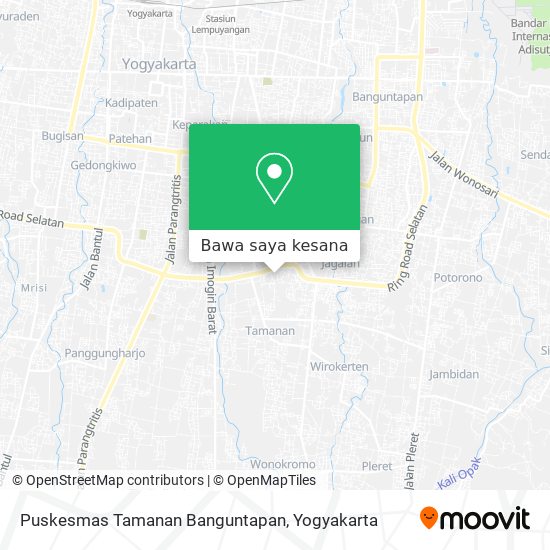 Peta Puskesmas Tamanan Banguntapan