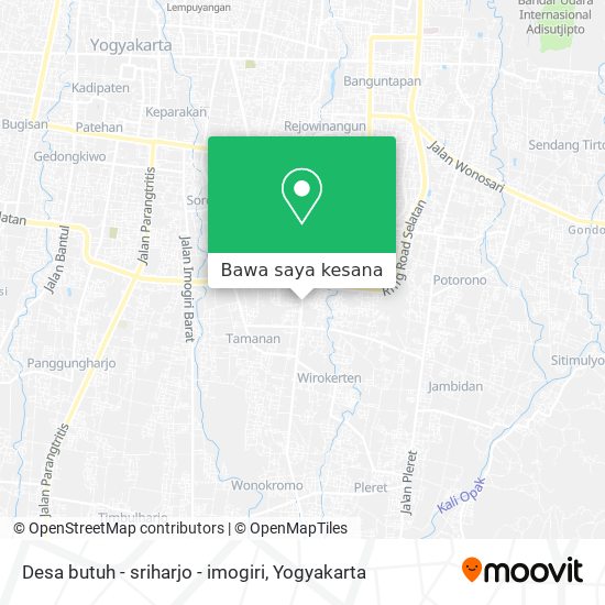 Peta Desa butuh - sriharjo - imogiri