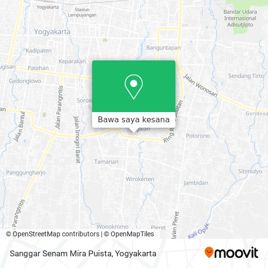 Peta Sanggar Senam Mira Puista