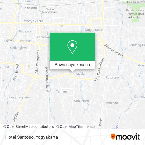 Peta Hotel Santoso