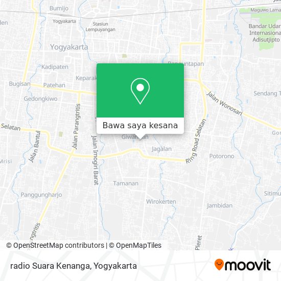 Peta radio Suara Kenanga