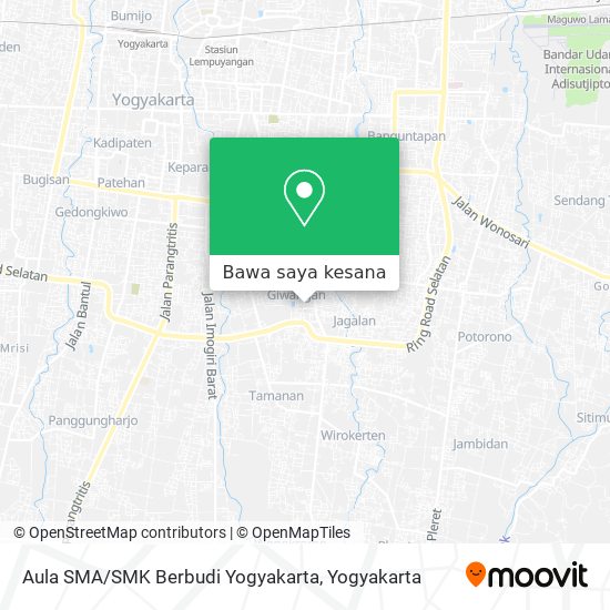 Peta Aula SMA / SMK Berbudi Yogyakarta