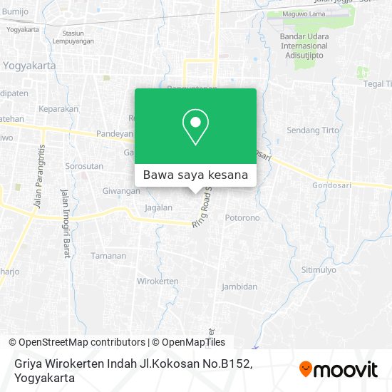 Peta Griya Wirokerten Indah Jl.Kokosan No.B152