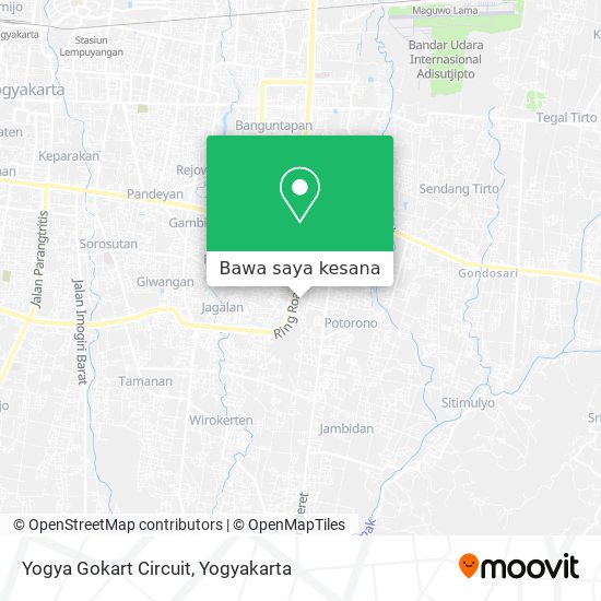 Peta Yogya Gokart Circuit