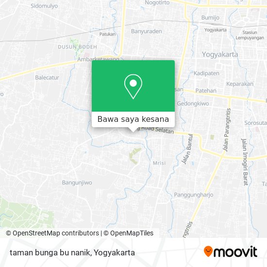 Peta taman bunga bu nanik