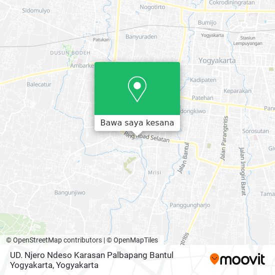 Peta UD. Njero Ndeso Karasan Palbapang Bantul Yogyakarta