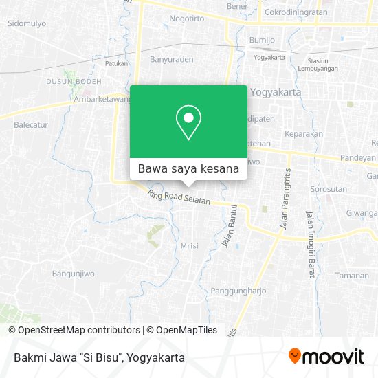 Peta Bakmi Jawa "Si Bisu"