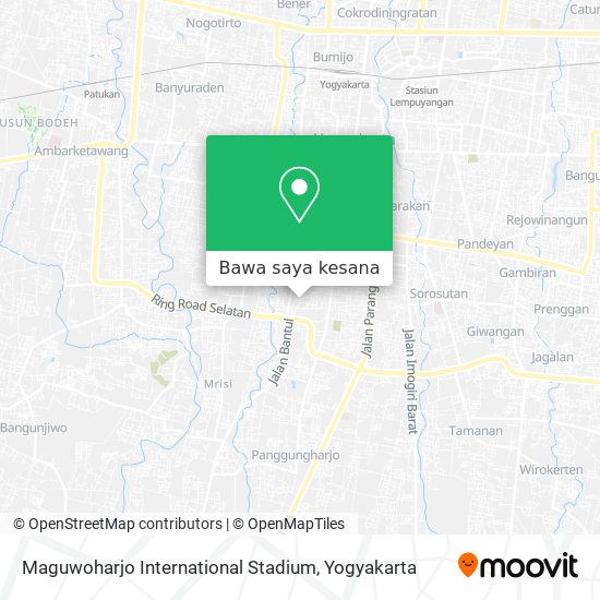 Peta Maguwoharjo International Stadium