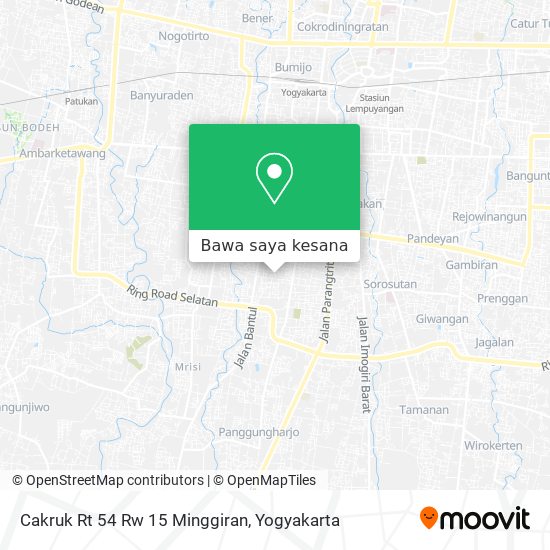 Peta Cakruk Rt 54 Rw 15 Minggiran