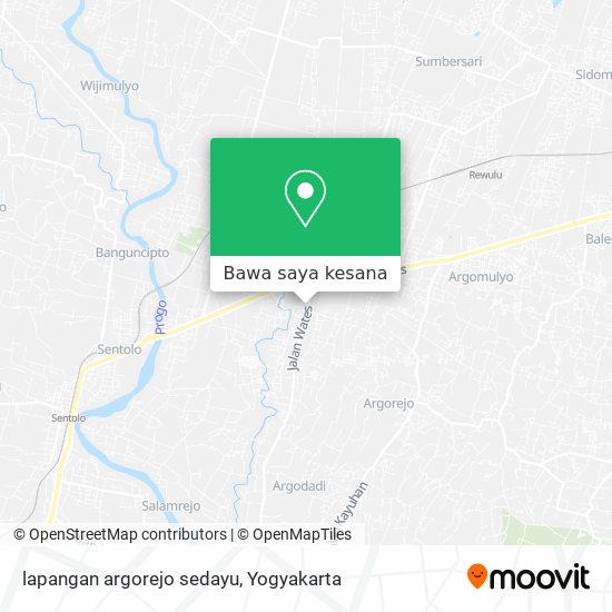 Peta lapangan argorejo sedayu