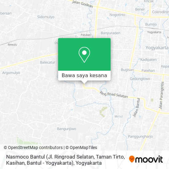 Peta Nasmoco Bantul (Jl. Ringroad Selatan, Taman Tirto, Kasihan, Bantul - Yogyakarta)