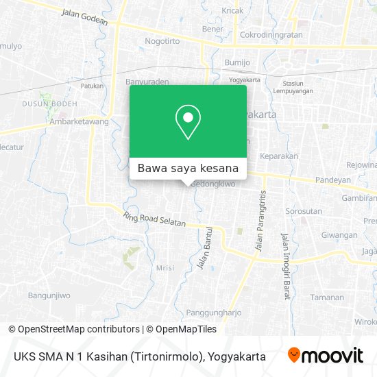 Peta UKS SMA N 1 Kasihan (Tirtonirmolo)
