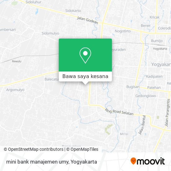 Peta mini bank manajemen umy
