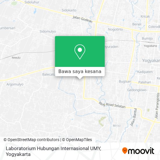 Peta Laboratorium Hubungan Internasional UMY