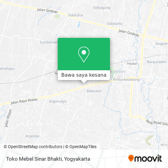 Peta Toko Mebel Sinar Bhakti
