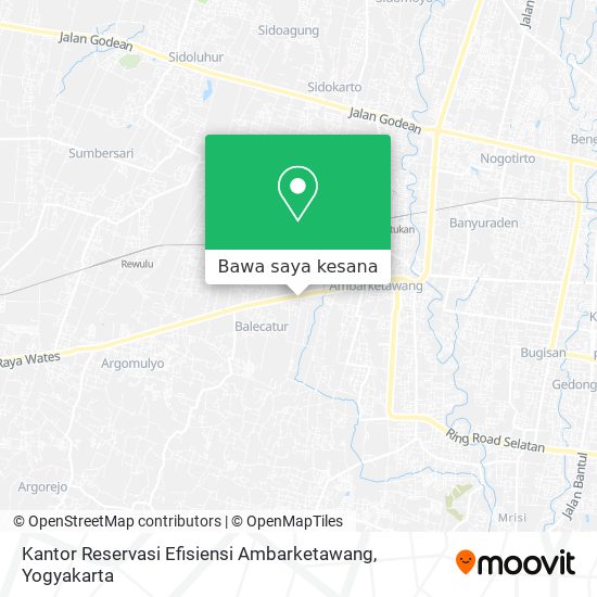 Peta Kantor Reservasi Efisiensi Ambarketawang