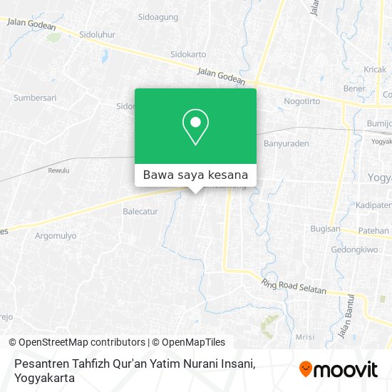 Peta Pesantren Tahfizh Qur'an Yatim Nurani Insani