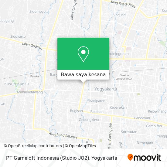 Peta PT Gameloft Indonesia (Studio JO2)