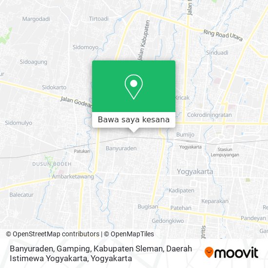 Peta Banyuraden, Gamping, Kabupaten Sleman, Daerah Istimewa Yogyakarta