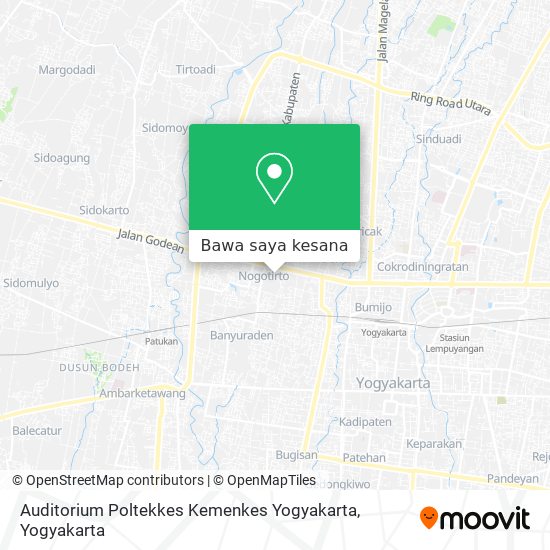 Peta Auditorium Poltekkes Kemenkes Yogyakarta