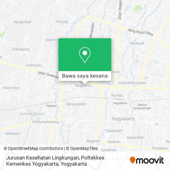 Peta Jurusan Kesehatan Lingkungan, Poltekkes Kemenkes Yogyakarta