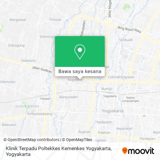 Peta Klinik Terpadu Poltekkes Kemenkes Yogyakarta
