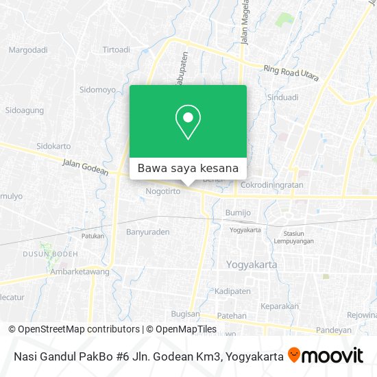 Peta Nasi Gandul PakBo #6 Jln. Godean Km3
