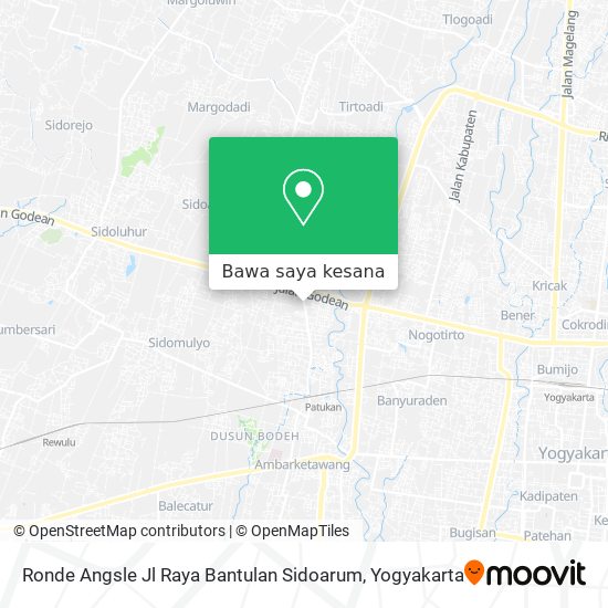 Peta Ronde Angsle Jl Raya Bantulan Sidoarum