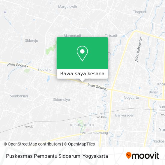 Peta Puskesmas Pembantu Sidoarum