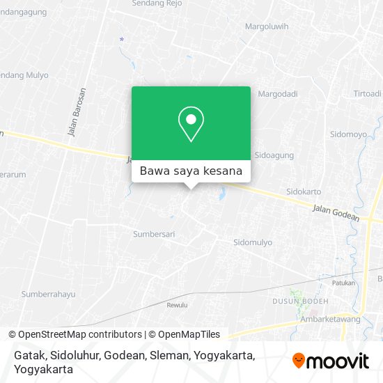 Peta Gatak, Sidoluhur, Godean, Sleman, Yogyakarta