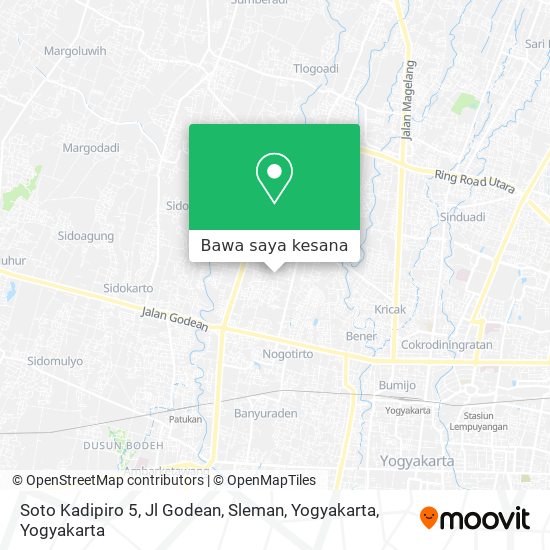 Peta Soto Kadipiro 5, Jl Godean, Sleman, Yogyakarta