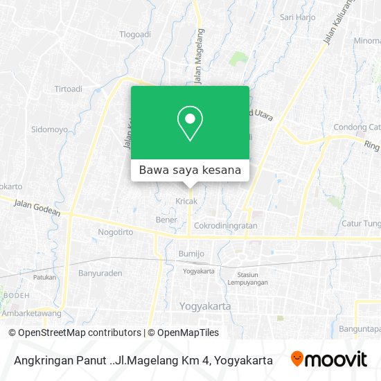 Peta Angkringan Panut ..Jl.Magelang Km 4