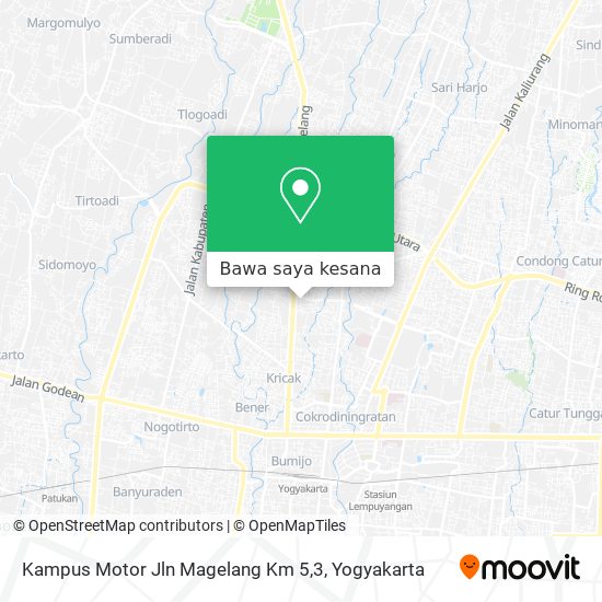 Peta Kampus Motor Jln Magelang Km 5,3