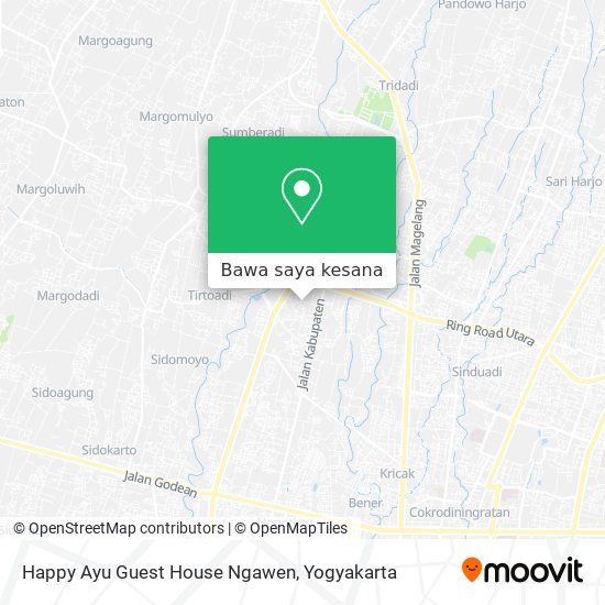 Peta Happy Ayu Guest House Ngawen