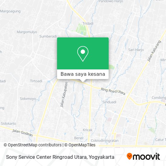 Peta Sony Service Center Ringroad Utara