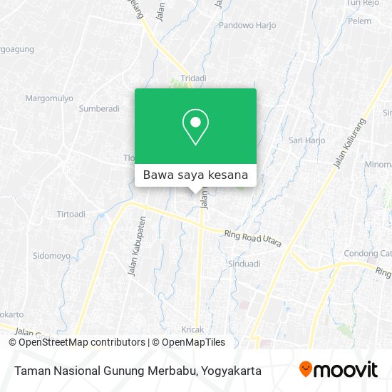 Peta Taman Nasional Gunung Merbabu