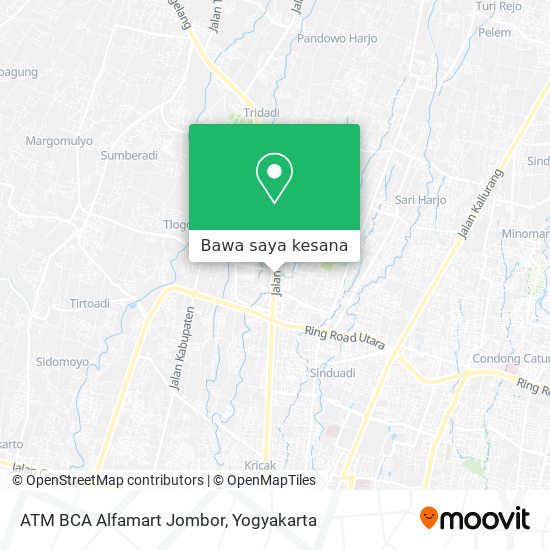 Peta ATM BCA Alfamart Jombor