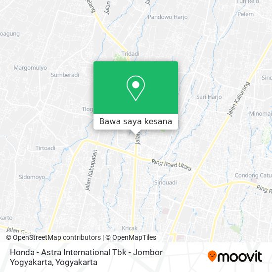 Peta Honda - Astra International Tbk - Jombor Yogyakarta