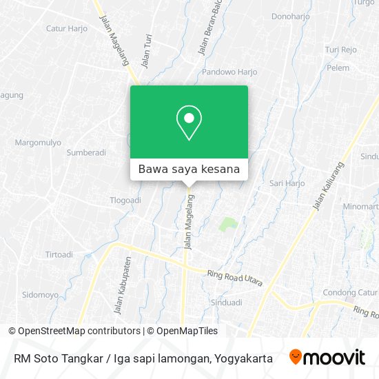 Peta RM Soto Tangkar / Iga sapi lamongan
