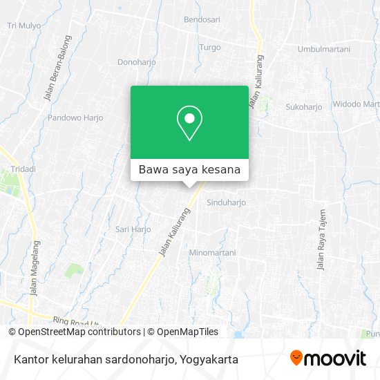 Peta Kantor kelurahan sardonoharjo