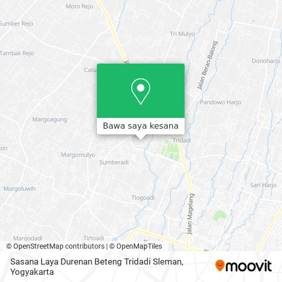 Peta Sasana Laya Durenan Beteng Tridadi Sleman